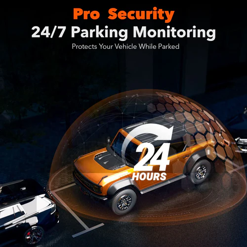 WOLFBOX G900Pro 12MP Smart Rear View Mirror Dash Cam with WiFi and Touch Screen - Image 5