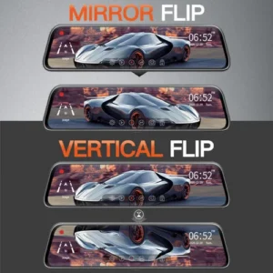 WOLFBOX G840S 12″ 4K Mirror Dash Cam 2160P Full HD Smart Rear View Camera Mirror Dash Cam - Image 3